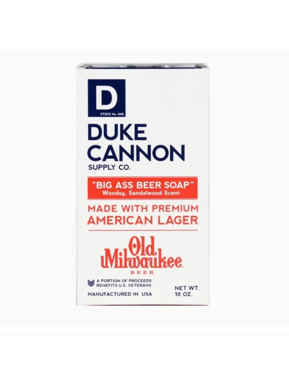 DUKE CANNON BIG BEER SOAP WOODSY Sandalwood Scent 10oz NIB